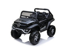 Load image into Gallery viewer, Licensed 2024 Mercedes Unimog 12V | 4x4 Ride-On | Big 1 Seater | Small 2 Seater | Leather Seats | Rubber Tires | Remote
