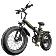 Load image into Gallery viewer, Janobike | E20 Electric Bike | 1000W 48V | 12.8AH Panasonic Battery | Foldable E Bike | Shimano 7-Speed  Mountain Bike Electric Bicycle

