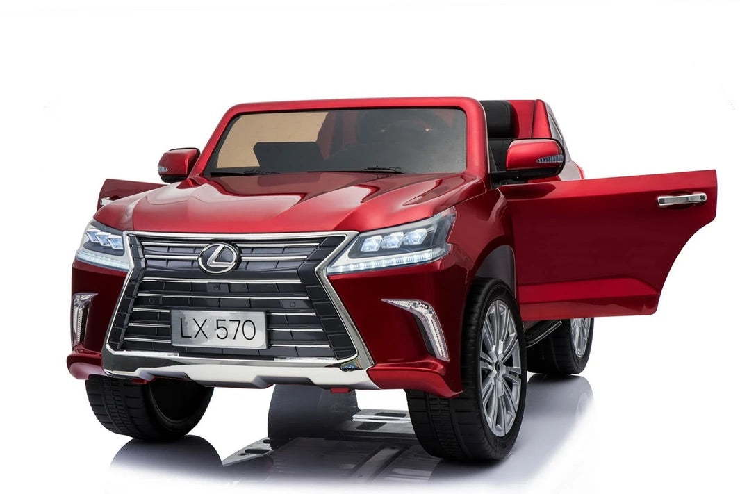 Licensed 2024 Lexus LX570 Upgraded | 12V Ride-On | 2 Seater | Leather Seats | Rubber Tires | Remote