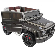 Load image into Gallery viewer, ECD Mercedes G65 Style G WAGON Style Upgraded | 12V | Leather Seats | Rubber Tires | Small 2 Seat | Remote
