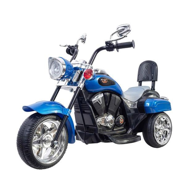ECD 2024 Style 6V Chopper Style Ride On Trike | 3 Wheeler | Upgraded Bike