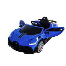 Load image into Gallery viewer, Licensed 2024 Bugatti Divo Upgraded 12V Ride-On | Leather Seat | Rubber Tires | Big 1 Seater | LED Lights | Remote
