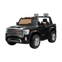Load image into Gallery viewer, ASSEMBLED FOR PICK UP | Licensed 2024 GMC Sierra Denali Pick up Truck 2 Seater Ride-On Upgraded | 12V | Leather Seats | Rubber Tires | Remote
