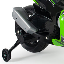 Load image into Gallery viewer, New 2024 Licensed Upgraded 12V Kawasaki Ninja ZX10 Motorcycle Ride On | Removable Training Wheels | Ages 3-7
