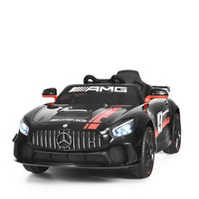 Load image into Gallery viewer, 2025 Licensed Mercedes GT4 AMG Ride-On Car Upgraded | 12V /6V | TV Mp4 | Leather Seat | Rubber Tires | 1 Seater | Remote
