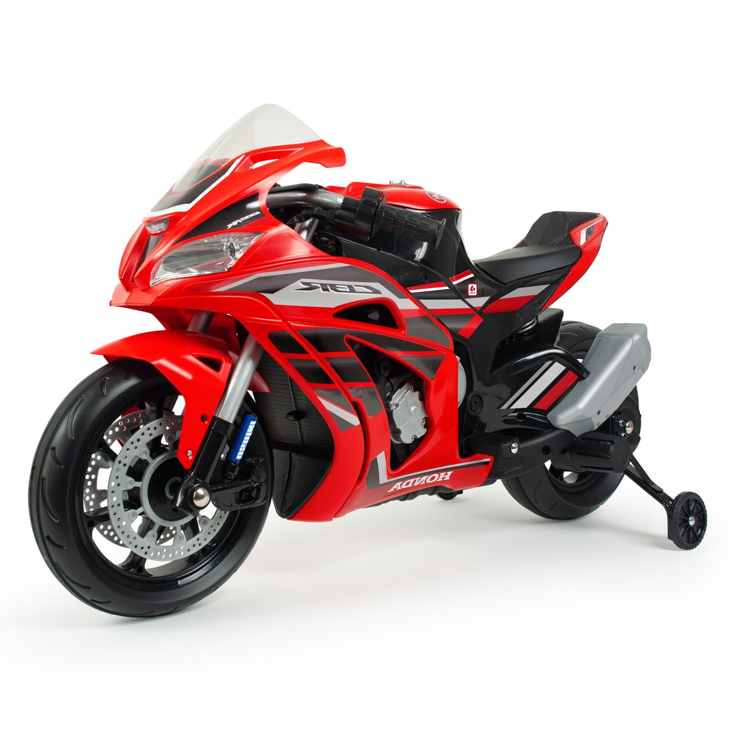 New 2024 Licensed Honda CBR Sport 1 Seater | 12V Upgraded Motorcycle With Removable Training Wheels | Ages 3-6