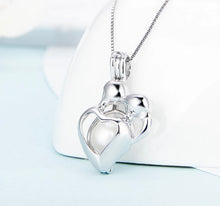 Load image into Gallery viewer, True Love Sterling Silver Cage Necklace Set
