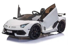 Load image into Gallery viewer, Licensed 2024 | 12V Lamborghini Aventador SVJ | 2 Seater Ride-On Upgraded | Rubber Tires | Leather Seat | Remote
