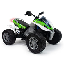 Load image into Gallery viewer, New 2024 Upgraded XXL Racing Edition 24V Kids Quad /ATV | Rubber Wheels/10kmh | Big 1 Seater | Ages 5+
