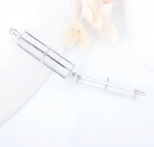 Load image into Gallery viewer, Cylinder Sterling Silver Cage Pendant

