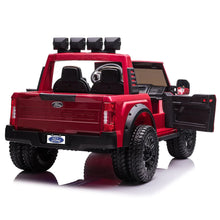 Load image into Gallery viewer, 2025 Upgraded Licensed Ford Super Duty F450 | 6 Wheels | Custom Edition 24V Lifted | 2 Seater | Leather Seats | Rubber Tires | Remote
