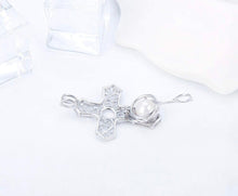 Load image into Gallery viewer, Classy Fashion Cross Sterling Silver Cage Pendant
