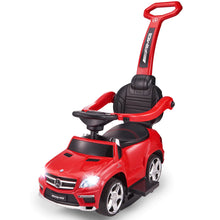 Load image into Gallery viewer, 2024 Mercedes-Benz AMG GL63 4-in-1 Baby Walker with Push Bar, LED Lights and MP3 Player | Leather Seat | Rubber Tires
