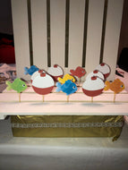 Fishing Theme Cupcake Toppers