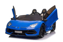 Load image into Gallery viewer, Licensed 2024 | 12V Lamborghini Aventador SVJ | 2 Seater Ride-On Upgraded | Rubber Tires | Leather Seat | Remote
