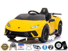 Load image into Gallery viewer, Licensed 2025 Upgraded Lamborghini Huracan 12V Ride-On | Leather Seat | Rubber Tires | 1 Seater | Remote
