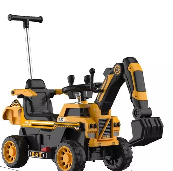 2024 Model Children 6V Electric Remote Control Excavator Car With Music | Lights |  1-6 Year Old | Fully Electric