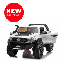 Load image into Gallery viewer, Licensed 2024 Toyota HiLux Ride On Car | 24V | 2 Seater | Upgraded | Leather Seats | Rubber Tires | Remote
