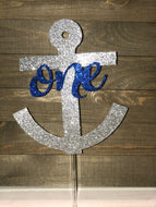 Nautical Anchor Cake Topper