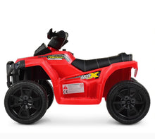 Load image into Gallery viewer, Super Cool 2024 Upgraded 6V Quad/ATV X Edition Ride On for Kids | Rubber Tires | Leather Seat | Music- Red | Ages 1-4
