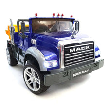 Load image into Gallery viewer, Upgraded Licensed 2025 Mack Truck 24V | 2 Seater Ride-On | Leather Seats | Rubber Tires | Remote | Pre Order

