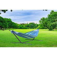 Load image into Gallery viewer, Heavy Duty Furniture High Quality Hammock With Steel Stand |Carrying Case | Tested To Hold Approx 400 Lbs
