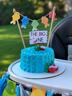 The Big One Fish Cake Topper