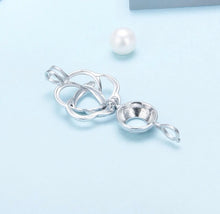 Load image into Gallery viewer, Rose Blossom Sterling Silver Cage Necklace Set
