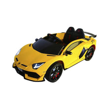 Load image into Gallery viewer, Licensed 2025 Lamborghini Aventador SVJ Ride On Upgraded | 12V | Leather Seat | Rubber Tires | 1 Seater | Remote

