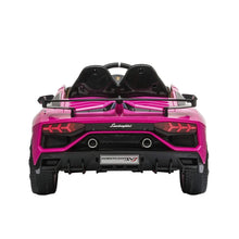 Load image into Gallery viewer, Licensed 2024 Lamborghini Aventador SVJ Ride On Upgraded | 12V | Leather Seat | Rubber Tires | 1 Seater | Remote
