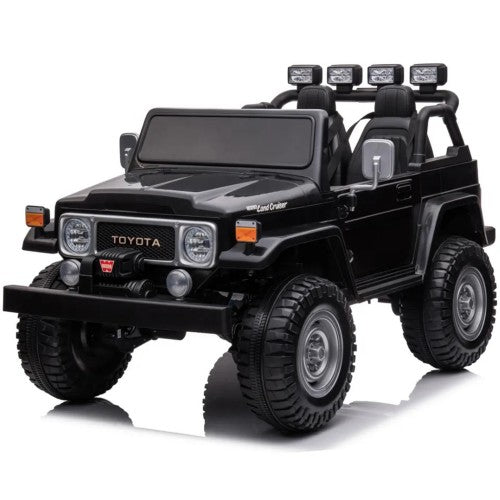 2025 Licensed Toyota 24V FJ-40 | 4x4 Ride On Car Upgraded 2 Seater | Leather Seats | Rubber Tires | Remote