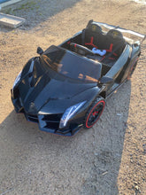 Load image into Gallery viewer, Licensed 2024 Pre Order Lamborghini Veneno | Upgraded 24V | 4x4 Ride-On 2 Seater | MP4 TV Screen | Leather Seats | Rubber Tires | Remote
