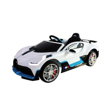 Load image into Gallery viewer, Licensed 2024 Bugatti Divo Upgraded 12V Ride-On | Leather Seat | Rubber Tires | Big 1 Seater | LED Lights | Remote
