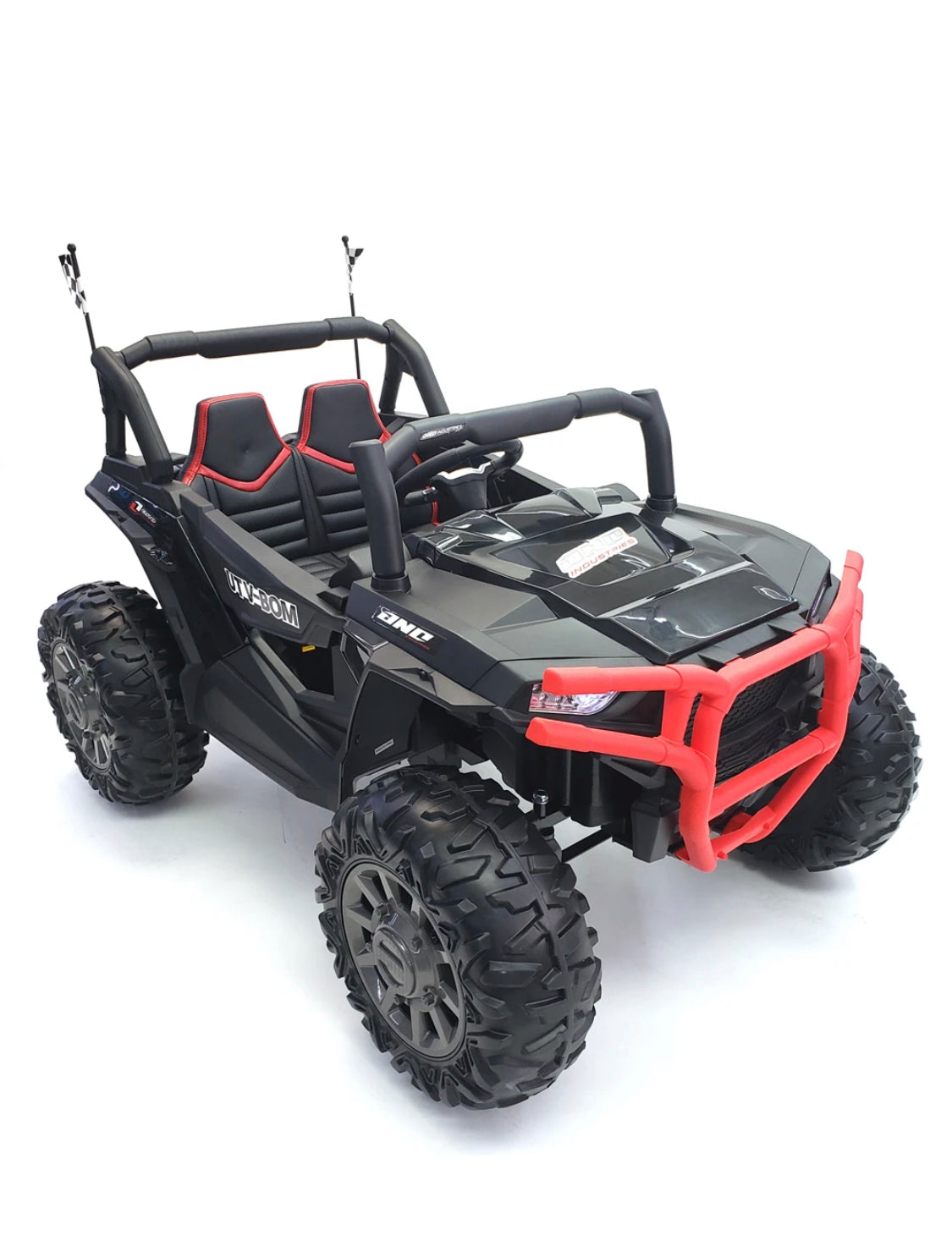2024 ECD Off-Road Utv Dune Buggy | Side by Side | 24v | 2 Seater | Leather Seats | Rubber Tires | Tv Screen | Upgraded | Remote