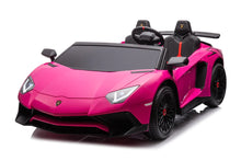 Load image into Gallery viewer, New Licensed 2025  Lamborghini SV 24V XXL Ride on Massive 2 seater | Leather Seats | Up to 16KPH | Real Rubber Tires | Can Hold Adult &amp; Child | 180W
