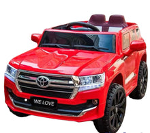 Load image into Gallery viewer, New 2025 Upgraded Toyota 4x4 Ride On 12V | Lights &amp; Music | 1 Seater | Ages 3-7 | Remote
