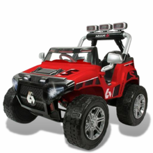 Load image into Gallery viewer, 2 Seater Red 2025 Hummer Style 24V Monster Truck Lifted for Kids | 2 Seater | Rubber Wheels | No Remote
