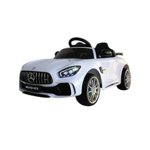 Load image into Gallery viewer, Licensed Mercedes 2024 GTR 1 Seater Ride-On | 12V | Leather Seats | Rubber Tires | LED Lights | Remote
