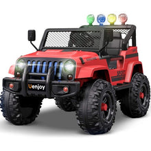 Load image into Gallery viewer, New 2024 Item | 12V Kids Ride On Cool Jeep Truck Upgraded with Wheels Suspension | Small 2 Seat | Remote | Up To 5-7 Kph
