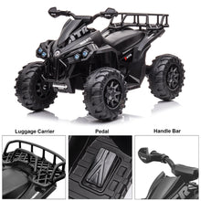 Load image into Gallery viewer, New 12V ATV 1 Seater Upgraded Ride On | LED Lights | Off-Road | Ages 3-8 | Black Or Red
