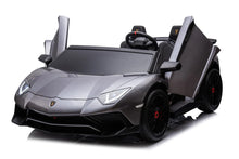 Load image into Gallery viewer, New Licensed 2025  Lamborghini SV 24V XXL Ride on Massive 2 seater | Leather Seats | Up to 16KPH | Real Rubber Tires | Can Hold Adult &amp; Child | 180W
