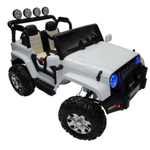 Load image into Gallery viewer, Upgraded 2024 XXL 24V Jeep Ultra 4x4 | Leather Seats | Rubber Tires | 2 Seater | Remote
