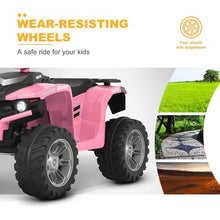 Load image into Gallery viewer, The 2024 | 12V Kids Ride On Car Pink | 1 Seater | 4 Wheeler ATV  | LED Lights | Upgraded Tires
