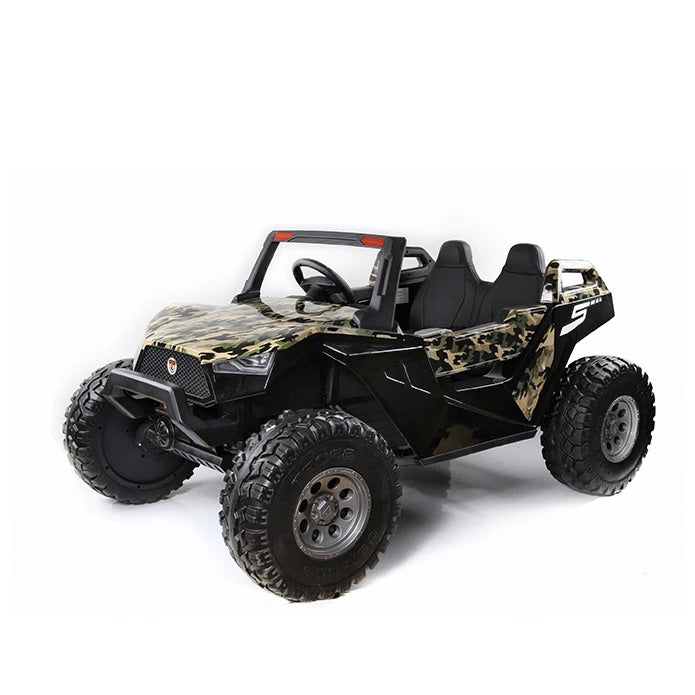 2024 Clash 4x4 UTV Dune Buggy 24V | 2 Seater Ride-On XXL | Leather Seats | Rubber Tires | Remote