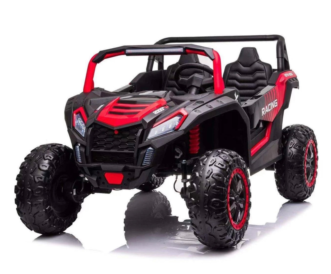 Upgraded 2024 ECD 4x4 Dune Buggy 24V | 2 Seater Ride-On | Leather Seats | Rubber Tires | Remote