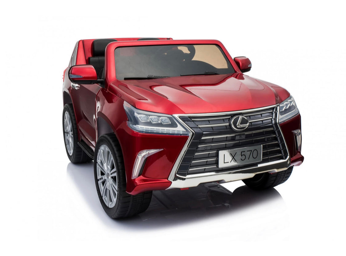 Licensed Lexus Pre Order LX570 2024 Ride On Upgraded XXL | Leather Seats | 24V | TV | Rubber Tires | 2 Seater | 4x4 Ride-On | Remote