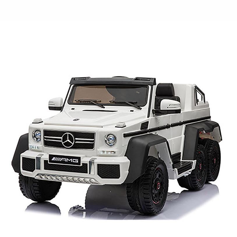 Licensed 2024 Mercedes Benz G63 6x6 Ride-On AMG With Adult Seat | 12V Upgraded | Leather Seats | Rubber Tires | 2 Seater | Remote