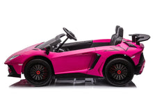 Load image into Gallery viewer, New Licensed 2025  Lamborghini SV 24V XXL Ride on Massive 2 seater | Leather Seats | Up to 16KPH | Real Rubber Tires | Can Hold Adult &amp; Child | 180W
