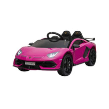 Load image into Gallery viewer, Licensed 2025 Lamborghini Aventador SVJ Ride On Upgraded | 12V | Leather Seat | Rubber Tires | 1 Seater | Remote
