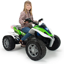 Load image into Gallery viewer, New 2024 Upgraded XXL Racing Edition 24V Kids Quad /ATV | Rubber Wheels/10kmh | Big 1 Seater | Ages 5+
